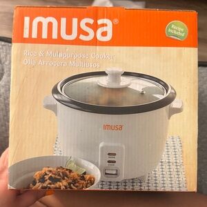 Imusa White Rice & Multipurpose Cooker